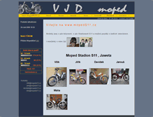 Tablet Screenshot of mopeds11.cz